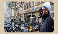حضور جمعی از کارکنان معاونت درمان دانشگاه علوم پزشکی همدان در تجمع انقلابی مردم دارالمؤمنین