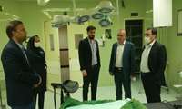 بازدید معاون و مدیر درمان دانشکاه از بیمارستان امام حسن(ع) فامنین