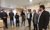 بازدید معاون و مدیر نظارت و اعتبار بخشی درمان دانشکاه از بیمارستان ولیعصر(عج) رزن