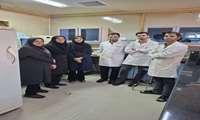 بازدید تیم ارزیابی اداره امور آزمایشگاه‌های معاونت درمان از آزمایشگاه بیمارستان امام حسن(ع) فامنین