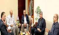 دیدار نائب رئیس انجمن اهدای عضو ایرانیان با مدیرکل صدا و سیمای همدان