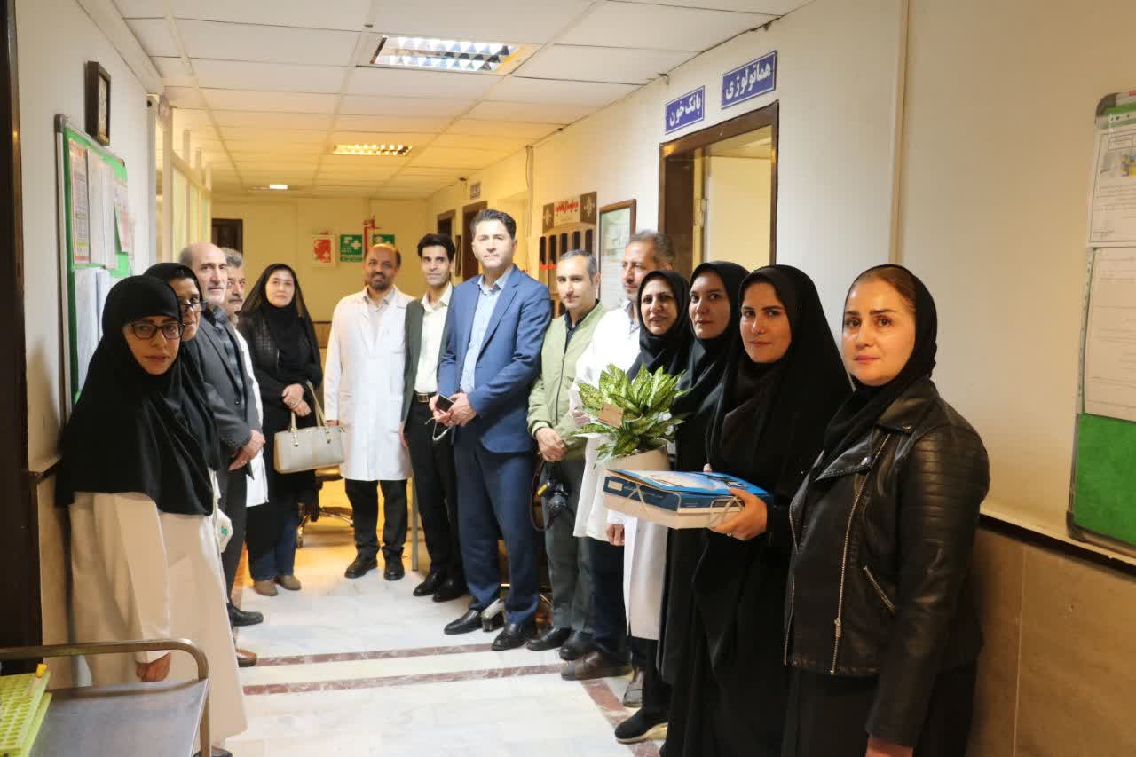قدردانی معاون درمان دانشگاه علوم پزشکی همدان از خدمات جامعه علوم آزمایشگاهی استان